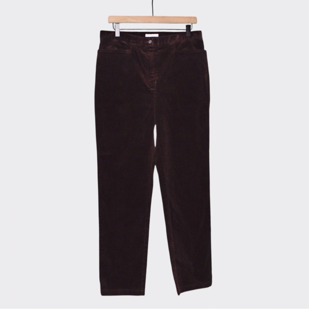 Jones Sport Stretch‎ Corduroy High Rise Straight Leg Pants